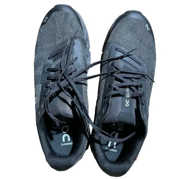 On Running Cloudgo Men's Size 12.5 D Running Shoes ‘Black/Eclipse’ 55.98635